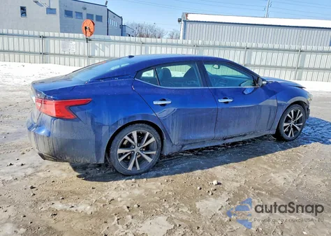 2017 Nissan Maxima 3.5S z USA, uszkodzony, nr VIN 1N4AA6APXHC450125